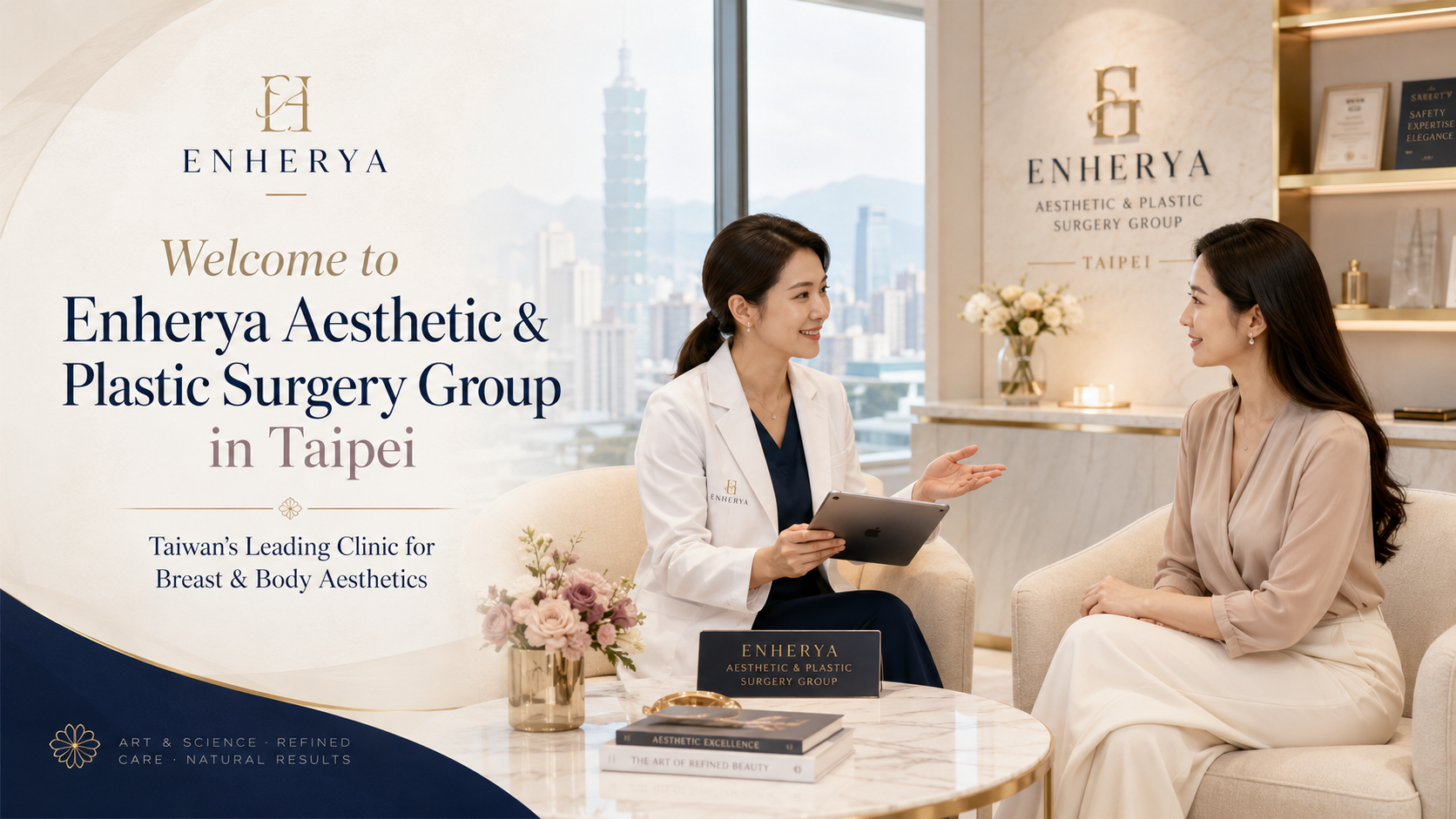 Welcome to Enherya Aesthetic & Plastic Surgery Group in Taipei