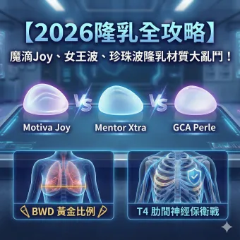2026隆乳手術與材質|案例分享、BWD、T4肋間神經一次解答
