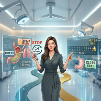 打猛健樂不能手術？瘦瘦針麻醉風險與術前停藥兩週以上指引