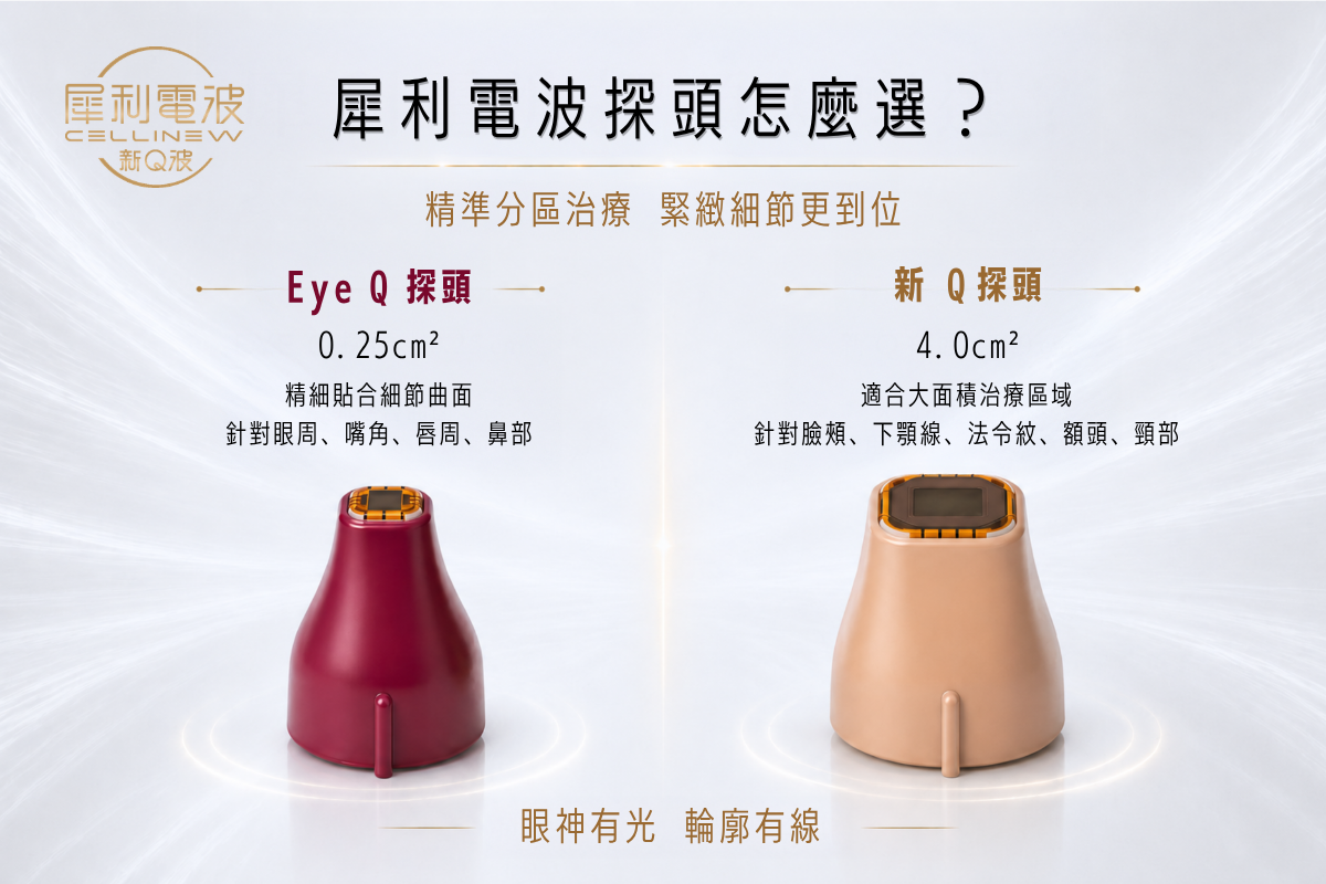 元和雅,CELLINEW犀利電波,CELLINEW,犀利電波,電波,新Q波,探頭怎麼選,CELLINEW犀利電波探頭怎麼選