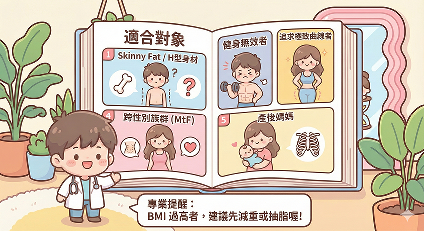 誰適合接受螞蟻腰手術？